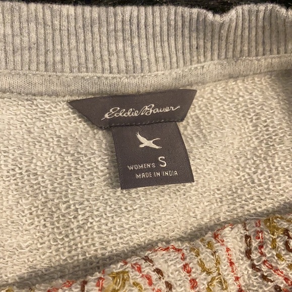 Eddie Bauer Stitch Detail Holiday Sweater - Picture 5 of 9
